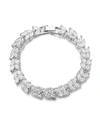 Eye Candy La Luxe Crystal Double Stack Leaf Tennis Bracelet