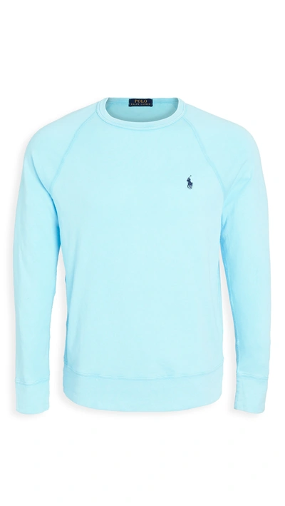 Polo Ralph Lauren Spa French Terry Sweatshirt In Blue