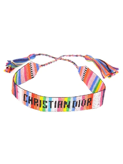 Dior Christian   J A Choker In Multicolor