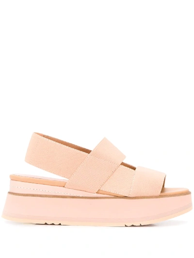 Paloma Barceló Paloma Barcelo Elastic Sandals In Pink