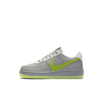 Nike Force 1 Lv8 3 Little Kids' Shoe In Wolf Grey,photon Dust,black,ghost Green