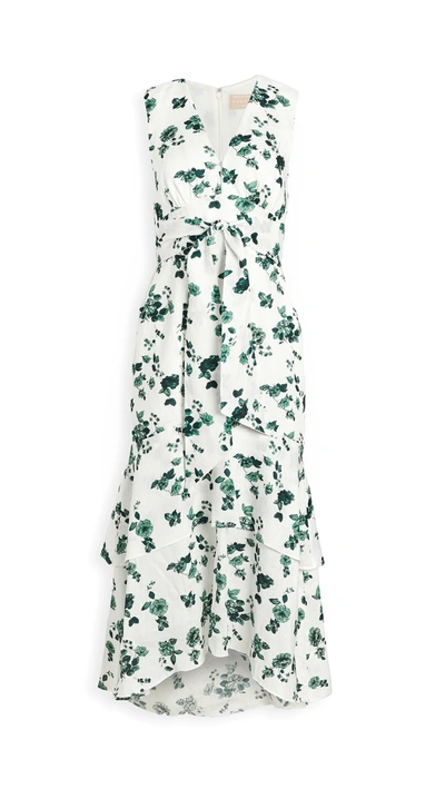 Keepsake Fallen Dress In Ivory/jade Floral