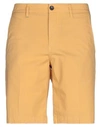 Re-hash Shorts & Bermuda Shorts In Ocher