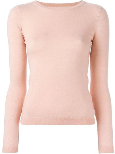 Red Valentino Longsleeved Fine Knit Top