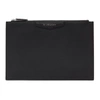 Givenchy Black Grained Medium Antigona Pouch In Navy