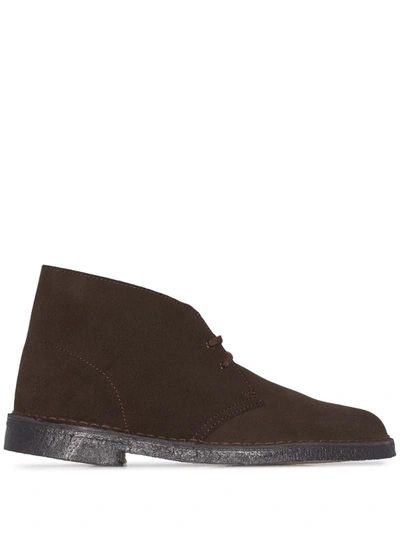 Clarks Originals Brown Suede Desert Boots