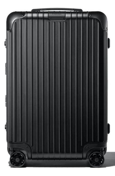 Rimowa Hybrid 26-inch Rolling Suitcase In Matte All Black