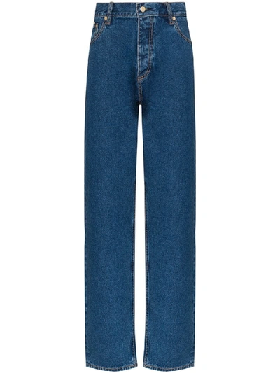Eytys Benz Stone Wide Leg Jeans In Blue