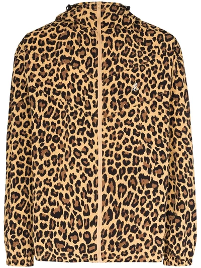 Gramicci Brown Shell Leopard Print Jacket