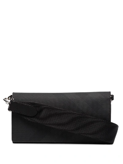 Burberry Ollie Strap Shoulder Bag In Black