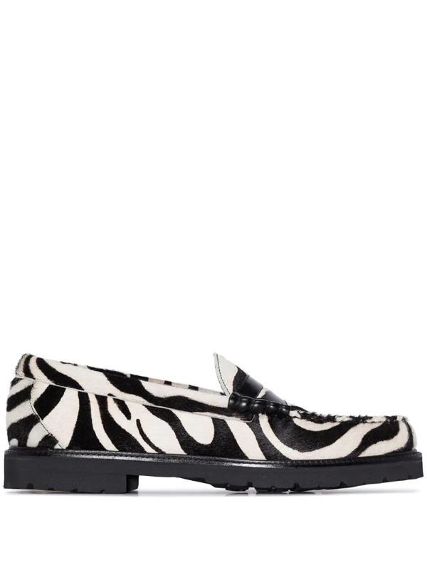 larson weejuns black and white