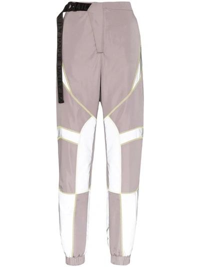 Daily Paper Reflective Track Trousers In Grey