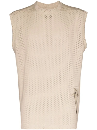 Champion Perforated Tank Top In Neutrals