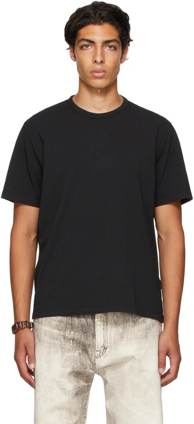 Our Legacy New Box Cotton Crew-neck T-shirt In Black