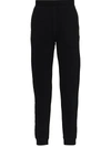 Sunspel Minimal Cotton Sweatpants In Black