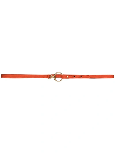 Chloé Orange C Buckle Leather Belt
