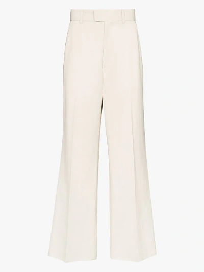 Our Legacy High Waist Trousers In Neutrals