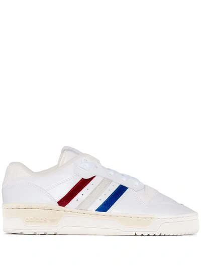 Adidas Originals Rivalry Low Ponyhair Sneakers In Tricolour-multi In White