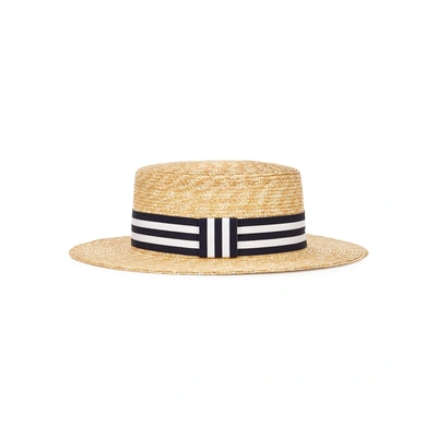 Christys' London Cambridge Straw Boater Hat In Natural ModeSens
