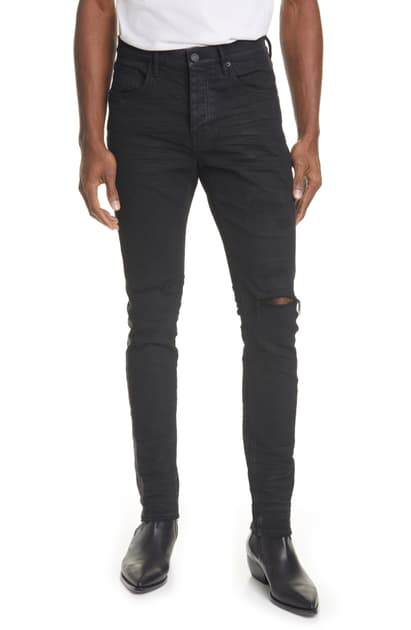 black purple brand jeans