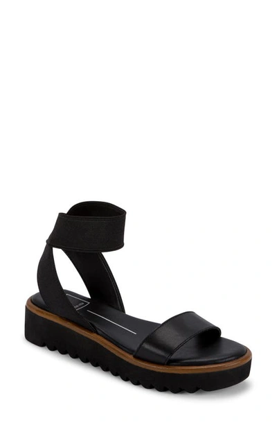 Dolce Vita Women's Franz Platform Sandals In Black Elastic