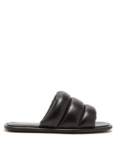 Proenza Schouler Women's Quilted Slide Sandals In Black