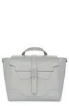 Senreve Maestra Pebbled Leather Satchel In Ice