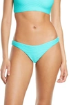 Seafolly High Cut Bikini Bottoms In Maui Blue