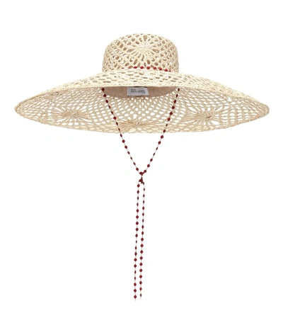 Maison Michel Brigitte Straw Hat In Beige