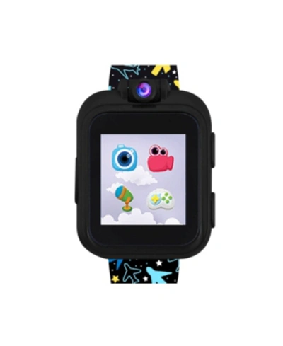 Itouch Playzoom Black Smartwatch For Kids Airplane Print 42mm In Multi
