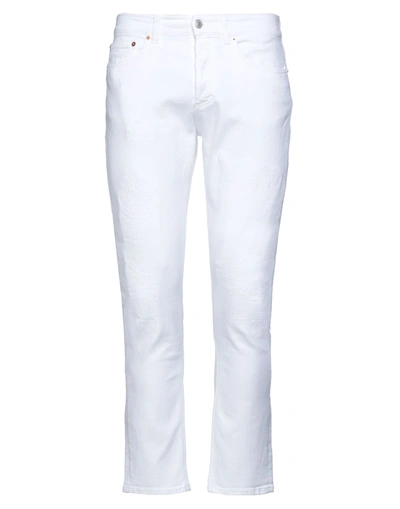 Mauro Grifoni Jude Jeans In White Denim In White