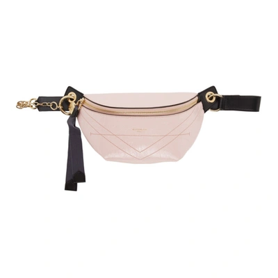 Givenchy Id Belt Waist Bag In Rose-pink Leather