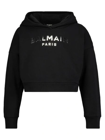 Balmain Paris Kids Sweatshirt In Black