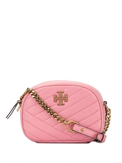 Tory Burch Women's Small Kira Chevron Leather Camera Bag In Pink City