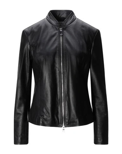 Peuterey Biker Jacket In Black
