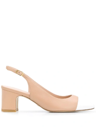 Stuart Weitzman Colour Block Pumps In Neutrals