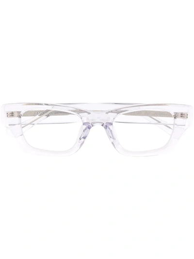 Ambush Rectangle-frame Clear Glasses In White