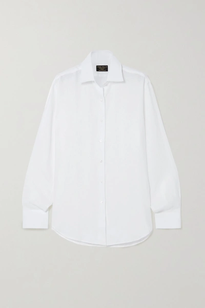 Emma Willis Jermyn Street Linen Shirt In White