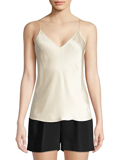 Theory Easy Slip Stain Tank Top In Parchment