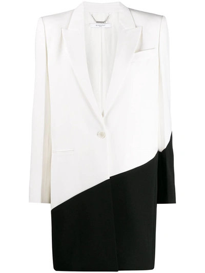 Givenchy Women's Two-tone Wool Evening Jacket In White