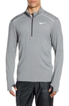 Nike Element 3.0 Men's 1/2-zip Running Top (dark Smoke Grey) - Clearance Sale In Smoke Grey/heather/grey Fog