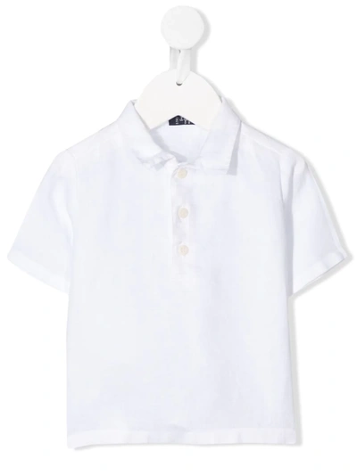 Il Gufo Babies' Short-sleeve Linen Polo Shirt In Cord. 2