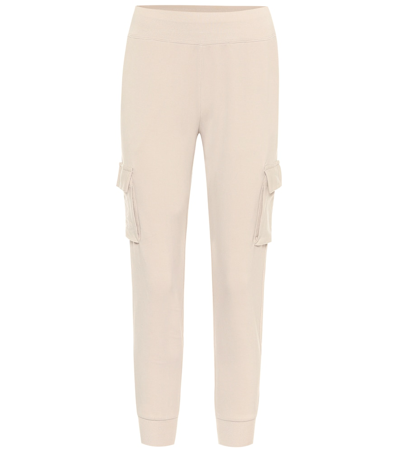 Alo Yoga Cargo High-rise Sweatpants In Beige