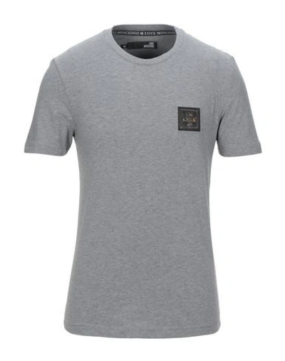 Love Moschino T-shirts In Light Grey