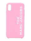 Marc Jacobs Silicone Iphone Xs Max Case In Cupcake Pink
