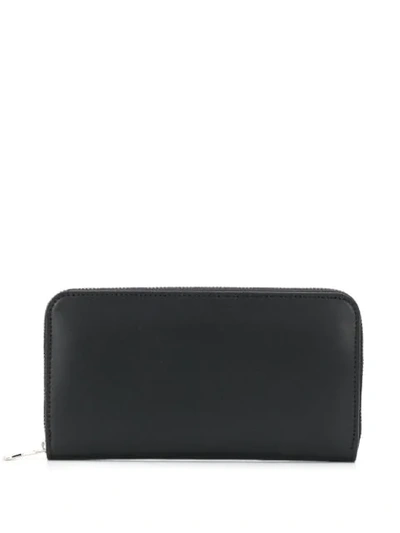 Ami Alexandre Mattiussi Large Zipped Wallet Ami De Coeur Puller In Black