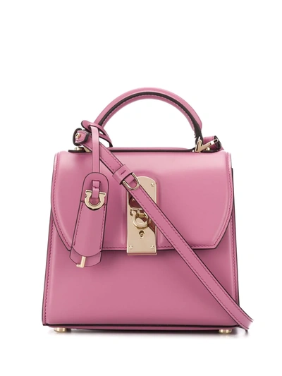 Ferragamo Mini Boxyz Bag In Pink