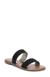 Sam Edelman Gala Two Strap Slide Sandal In Black