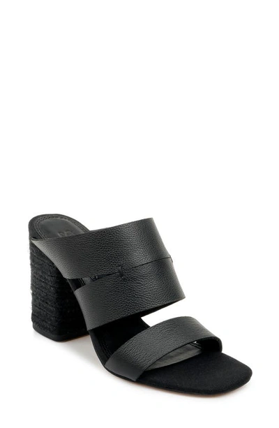 Splendid Matty Slide Sandal In Black Leather