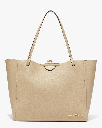 Marc Jacobs Tote In Khaki Leather